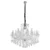 Lustre Cristal K9 Metal Cromado 110cm Florenca