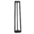 Balizador Led Aluminio 12W 3000K Ip65 80X16cm Lume – PRETO