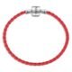 Pulseira Life Couro Coral