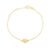 Pulseira Cachorro Ouro Amarelo