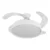 Ventilador De Teto Led Dimerizavel 30W 120 Air Basic – BRANCO