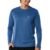 Camiseta Manga Longa de Treino Masculina Mizuno Energy P Azul