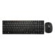 Teclado E Mouse Sem Fio 2.4Ghz Multimídia Preto Slim Tc202 Multilaser