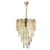 Pendente Vidro Metal Bronze Vetrata
