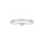 Anel em Ouro Branco 18k com Diamante de Laboratório 0,05ct