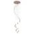 Pendente Led Aluminio Champagne 72w 3000k Capsula