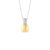 Pingente Capri em Prata 925 e Ouro Amarelo 18k com Diamantes 0,01 ct