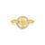 Anel Lumina II em Ouro Amarelo 18k com Diamantes 0,15 ct