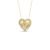 Pingente Lumina II Coração em Ouro Amarelo 18k com Diamantes 0,18 ct