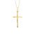Pingente Cruxifixo em Ouro Amarelo 18k