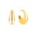 Brinco Argola Life Galaxy em Prata 925 com Banho de Ouro Amarelo 18k