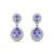 Brinco Classic em Ouro Branco 18k com Tanzanita e Diamantes 1,55 ct