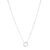 Colar Life Shine em Prata 925 com Pedras Incolores, 45cm