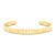 Pulseira Life Textura em Prata 925 com Banho de Ouro Amarelo 18k