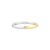 Anel Especial Date em Prata 925 e Ouro Amarelo 18k com Diamante 0,05ct