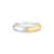 Anel Especial Date em Prata 925 e Ouro Amarelo 18k com Diamante 0,01ct