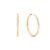 Argola em Ouro Rosé 18k