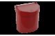 Lixeira para Pia Glass 20,3 x 14,6 x 21,3 cm 2,7 L – Vermelho Bold Coza