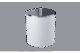 Lixeira com Tampa Inox 19,5 x 20 x 22,4 cm 5,4 L – Branco Coza
