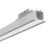 Perfil De Embutir Aluminio Branco Para Fita Led 1,5m Fit25