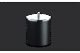Lixeira PP Tampa Inox Ø 18,5 x 23 cm – Preto Brinox
