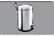Lixeira Inox com Pedal e balde 12 litros Ø 25 x 41 cm