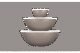 Conjunto 3 peças com tampa Essential 29,8 x 28,5 x 10,7 cm / 250 ml, 2,5 L e 3,5 L – Warm Gray Coza