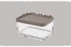 Pote Clear Grande 13,1 x 16,7 x 8,5 cm 280 ml – Warm Gray Coza