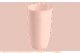 Copo Alto Cozy 7,3 x 7,3 x 13,1 cm 400 ml – Rosa Blush Coza