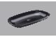 Travessa Retangular Essential média 38 x 21 x 4 cm – Preto Coza