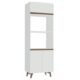 Torre Quente Madesa Reims 70 Cm 3 Portas Branco Branco