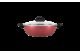 Wok Ø28 cm com tampa e alças 4,1 L Chilli Ø 28 x 9 cm 4,1L – Cereja Brinox