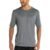 Camiseta de Corrida Masculina Mizuno Run Spark 2 Mescla GG Cinza