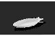 Travessa Peixe – Texture 28 x 13,5 x 2,7 cm – Branco Haus