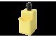 Dispenser Single 500ml Coza 8 x 10,5 x 18,2 cm – Amarelo Coza