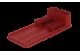 Escorredor com Tapete de Pia Vermelho Bold Single Coza 42,2 x 17,4 x 9,4 cm – Vermelho Bold Coza