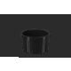 Ramekin 150Ml Preto Uno Coza 7,9 X 4,7 Cm Preto