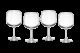 Kit 4 taças Gin Tônica 820ml em Titânio (cristal ecológico). Resistentes e Duráveis com Exclusividade Haus Concept Cristal