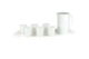 Kit Jarra e 6 copos Cozy branco – Branco