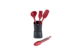 Kit Utensílios de silicone 5 peças vermelho – Vermelho