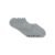 Kit 6 Pares Meia Esportiva Super Invisível com Silicone Cinza Mescla Claro 39-44