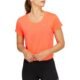 Camiseta ASICS Race Crop de Manga Curta – Feminino – Coral