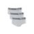 Kit 3 Cuecas Slip Microfibra sem Costura Branco P