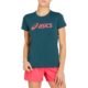Camiseta ASICS de Manga Curta – Feminino – Azul