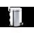 Lixeira Inox Com Pedal E Balde 20 Litros Ø 30 X 46 Cm Brinox