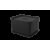 Cesta Ultra Com Tampa Preto Fit Coza 38 X 31,6 X 23,4 Cm Preto
