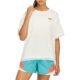 Camiseta ASICS Tiger Breathe – Feminino – Creme