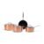Jogo De Panelas Com Fundo De Indução 4 Peças Copper Brinox Inox