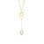 Pingente Ouro Amarelo e Cristal