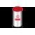 Lixeira Seletiva Com Tampa Basculante E Adesivo Vermelha 40,5 Litros – Decorline Lixeiras Ø 30 X 60 Cm Vermelho
